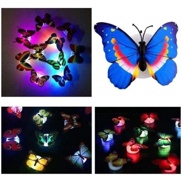 3DButterfly Led Light for Home Decoration (Pack of 3) - Image 3