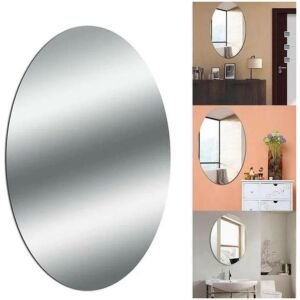 Combo of Oval Shape & Square Shape Mirror (Pack of 2)