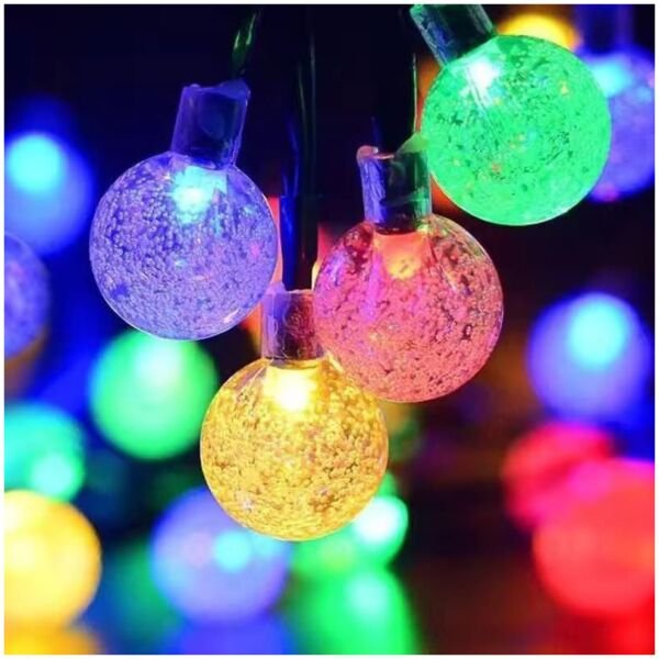 New 14 LED Crystal Bubble Ball String Fairy Lights - Image 2