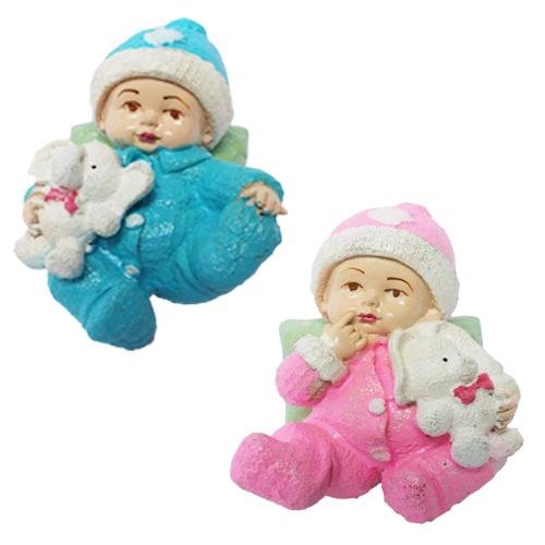 Handicraft New Born Baby Set of 2 Pieces Showpiece