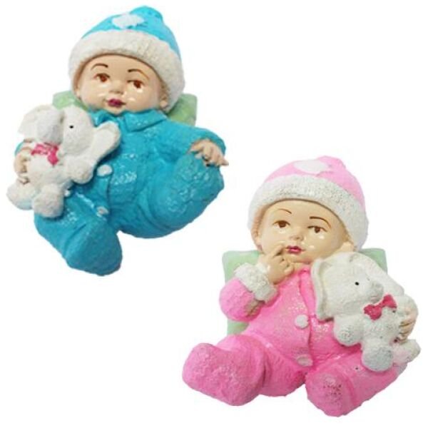 Handicraft New Born Baby Set of 2 Pieces Showpiece