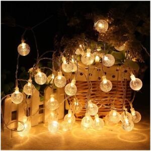 New 16 LED Crystal Balls String Light