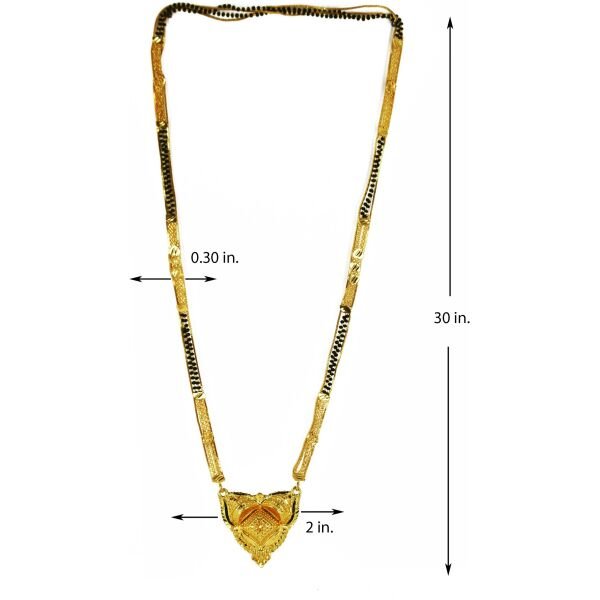 Elegant Gold Plated Mangalsutra - Image 2