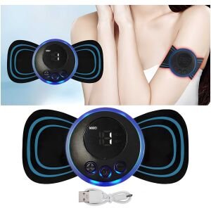 Mini Massager with 8 Modes and 19 Strength Levels,Rechargeable Electric Massager for Shoulder,Arms,Legs,Back Pain for Men and Women