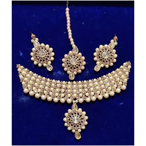 Alloy Gold Plated Gold Jewellery Set - Image 2