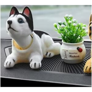 Cute Bobblehead Dog Doll for Car Interior Decoration