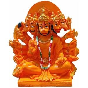 Panchmukhi Hanuman Statue For Pooja Murti