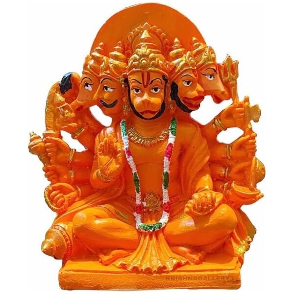 Panchmukhi Hanuman Statue For Pooja Murti