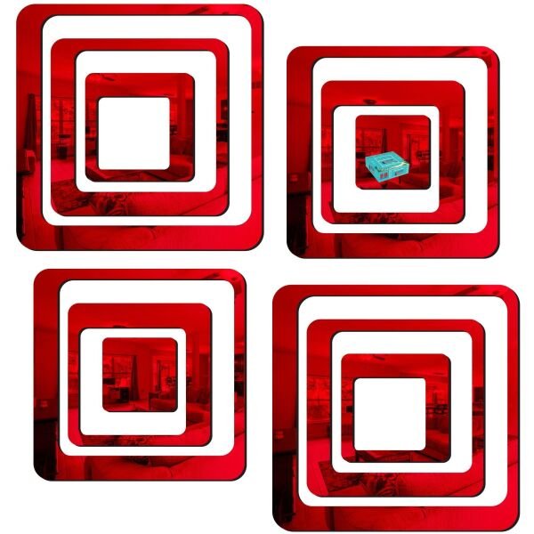 3D Acrylic Mirror Wall Sticker Decoration