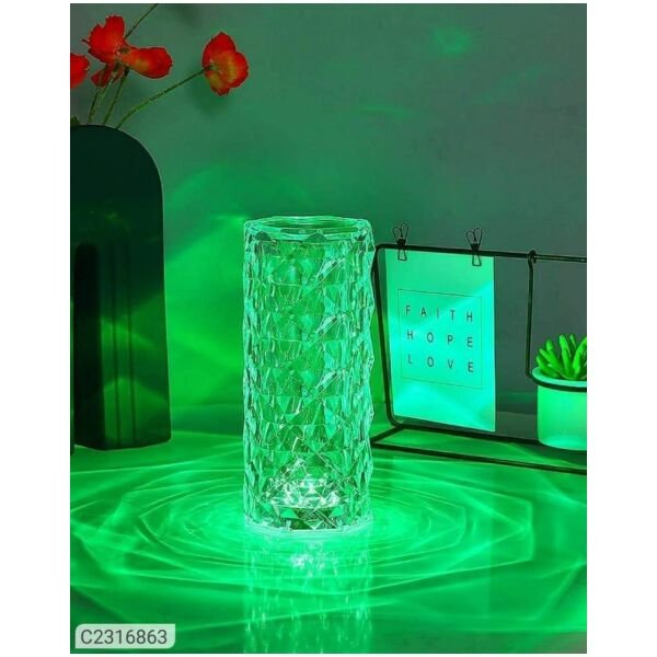 Color Changing Touch Lamp Touch Control Bedside Lamp With USB Port - Image 2