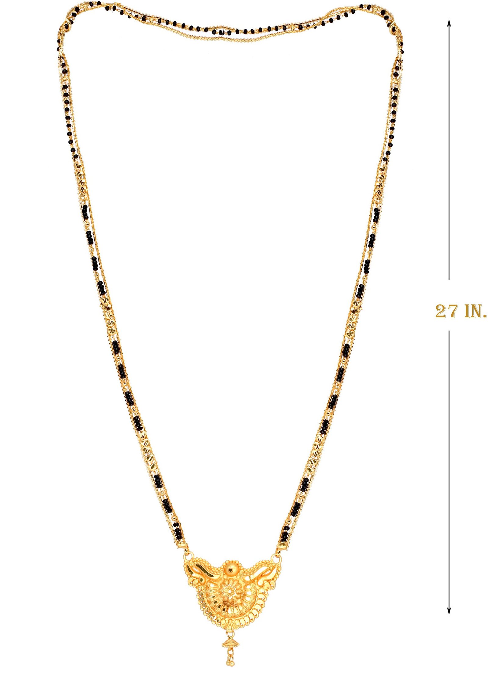 Pretty Gold Plated Mangalsutra - Image 3