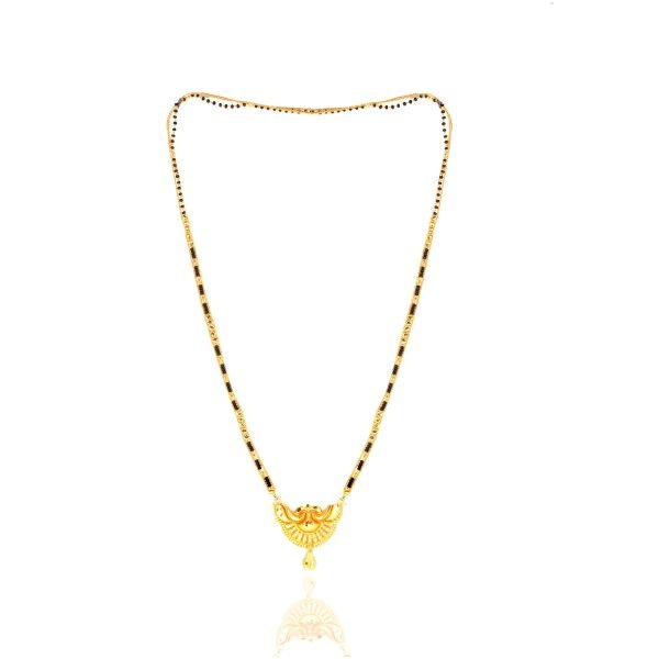 Pretty Gold Plated Mangalsutra - Image 3