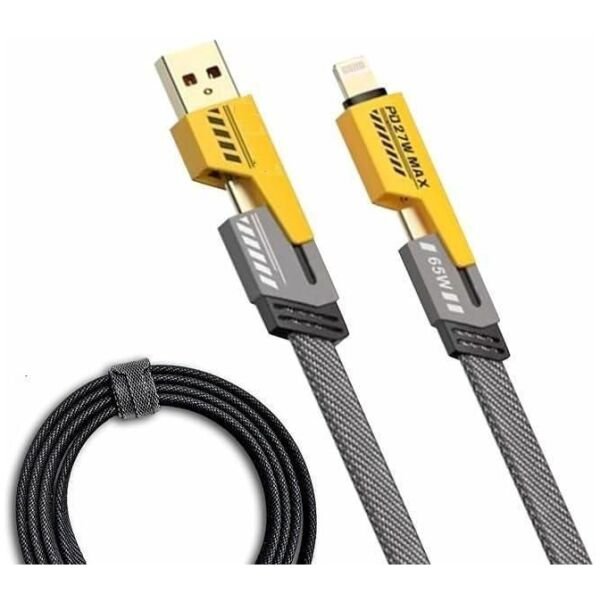 USB C Cable Lightning Cable 4 in 1