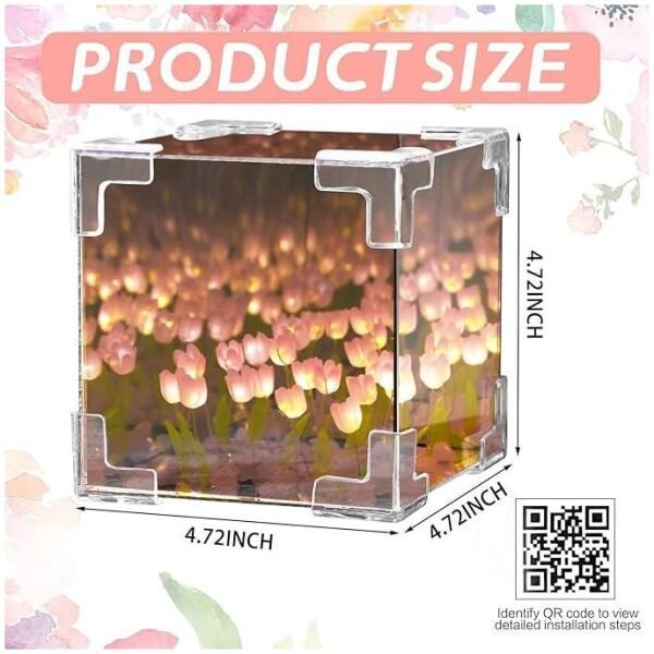 Decorative Tulip Mirror Lamp - Image 2