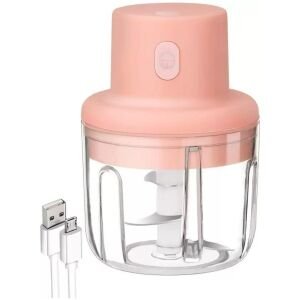 Kolor Fish Electric Mini Garlic Chopper 250ml Electric Vegetable Chopper