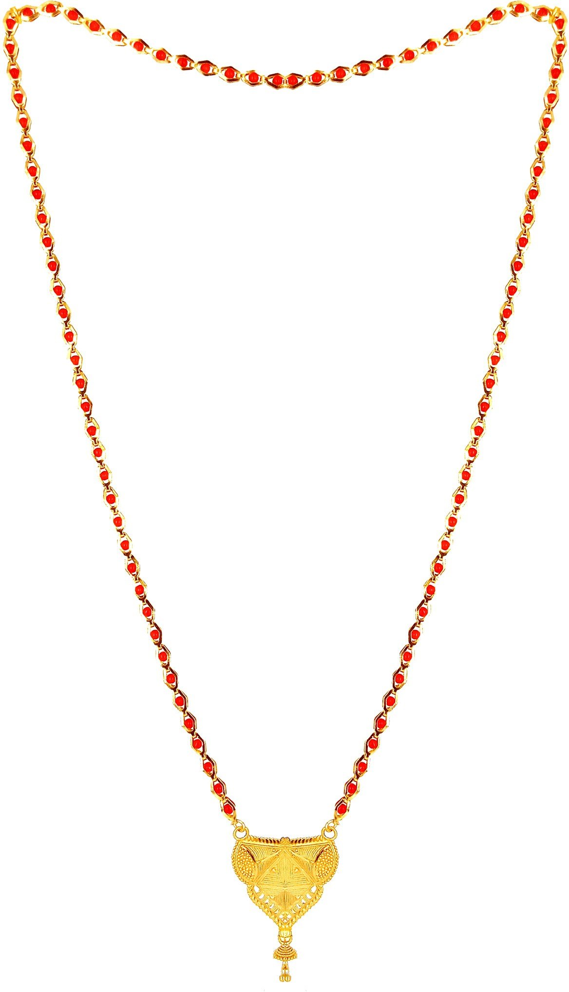 Pretty Gold Plated Mangalsutra - Image 2