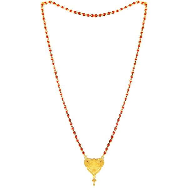 Pretty Gold Plated Mangalsutra - Image 3