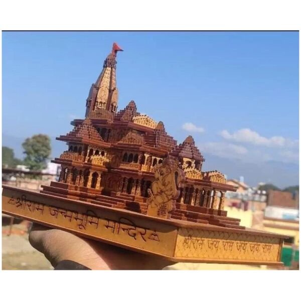 Shri Ram Mandir Ayodhya 3D Wooden Temple - Image 2