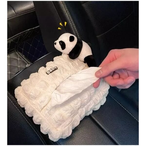 Panda Car Seat Tissue Holder