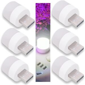 Mini Led Light Night For Kids (Natural White) - Pack of 6