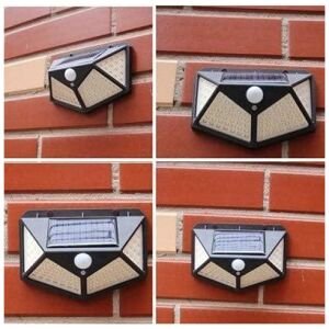 Latest Solar Lights for Garden 100 LED Motion Sensor Security Lamp for Home,Outdoors Pathways | Bright Solar Wireless Security Motion Sensor 100 Led Night Light (100 LED)