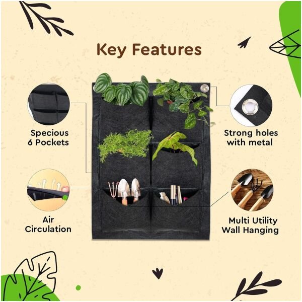 Vertical Hanging Wall Planter for Balcony /Indoors - Image 3