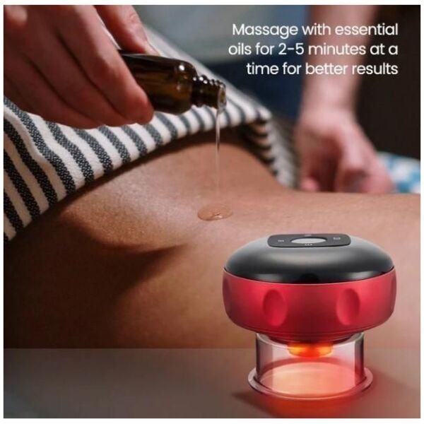 Electric Cupping Therapy Machine with 12 Level Temperature and Suction Cupping Therapy Machine - Image 3