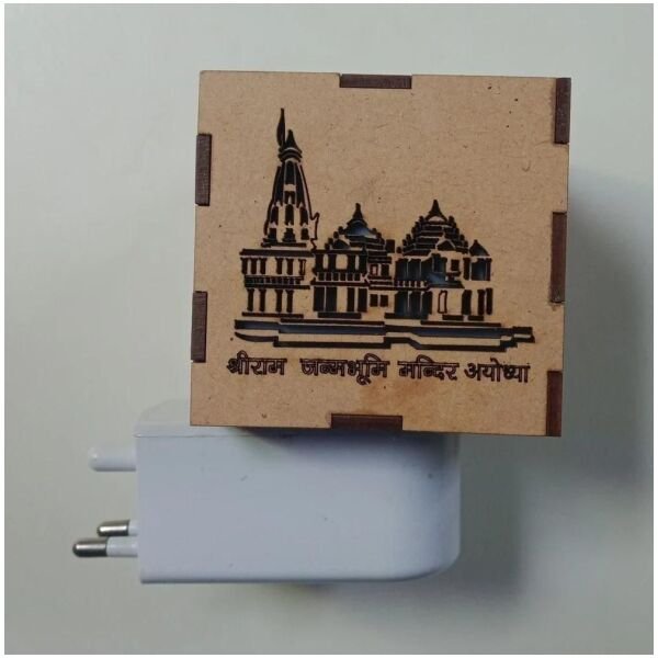 3-in-1 Ayodhya Ram Mandir Aroma Burner & Night lamp - Image 4