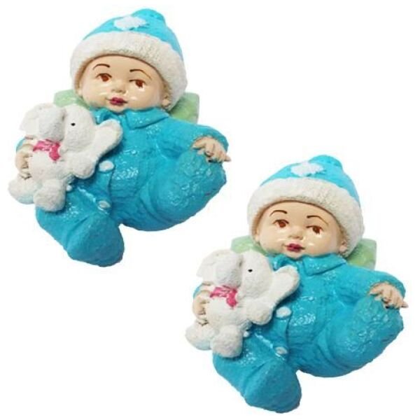 Handicraft New Born Baby Set of 2 Pieces Showpiece