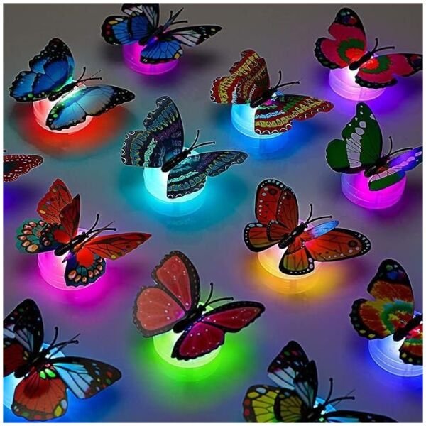 3DButterfly Led Light for Home Decoration (Pack of 3)