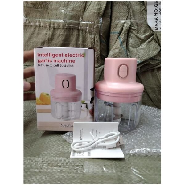 Kolor Fish Electric Mini Garlic Chopper 250ml Electric Vegetable Chopper - Image 2