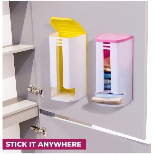 Kitchen Dispenser Grocery Bags Holder Storage Box Container - Image 3