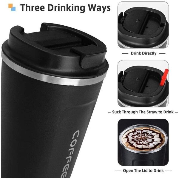 Stainless Steel Vacuum Insulated Coffee Mug - Image 2