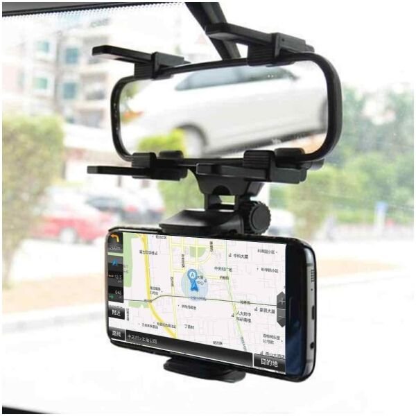 Multifunctional Rearview Mirror Phone Holder - Image 4
