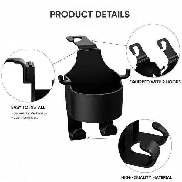 Car Holder Hook Pack of 2 - Image 3