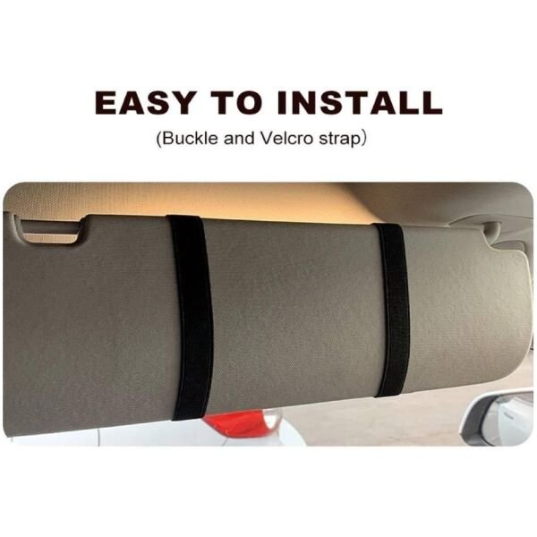 Rechargeable Car Makeup Mirror with LED Lights - Image 3