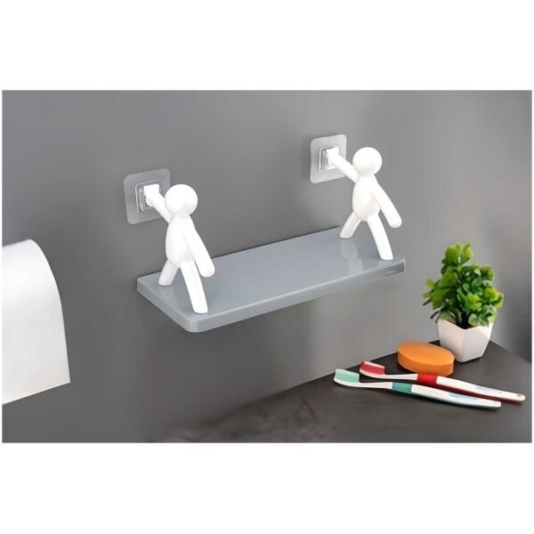 Bathroom Storage Basin Cabinet Plastic Wall Shelf (Copy) - Image 2