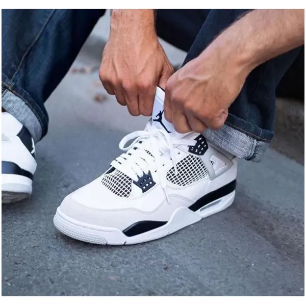 Nike Jordan Retro 4 Military Shoes For Men (FT25) - Image 2