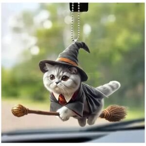 Acrylic Magic Kitten Decor Pendant Set