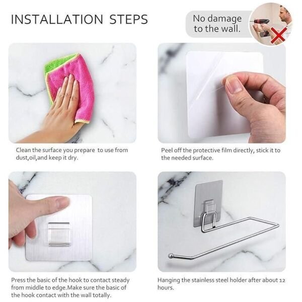 Tissue Roll Paper Tissue Holders Holder (Pack of 1) - Image 3