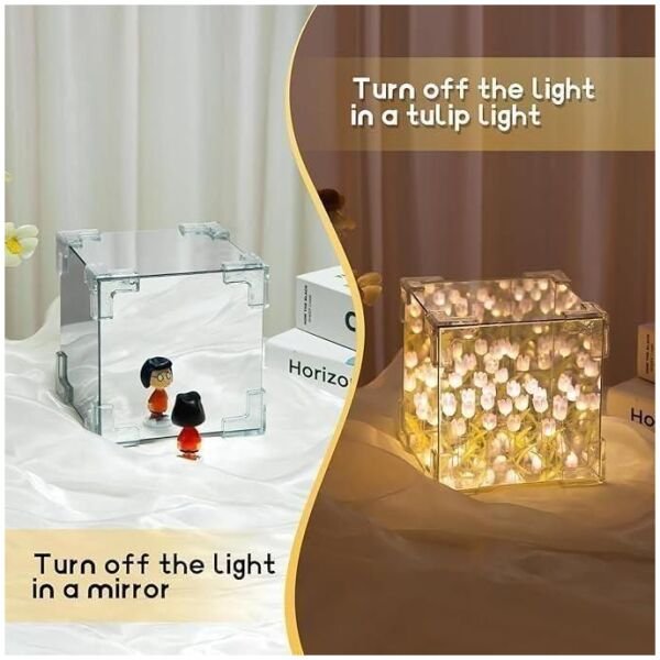 Tulip Cube Mirror Lamp - Image 3