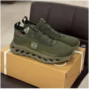 Loewe X On Cloudtilt 2 All Green Men Shoes (KS123)