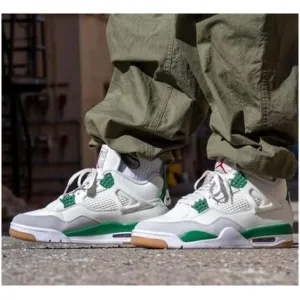 Nike Jordan Retro 4 SB Pine Green Men Shoes KS128)