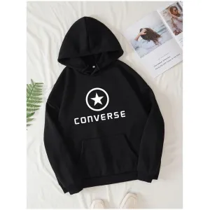 Premium Cotton Converse Hoodie For Men (WA114)