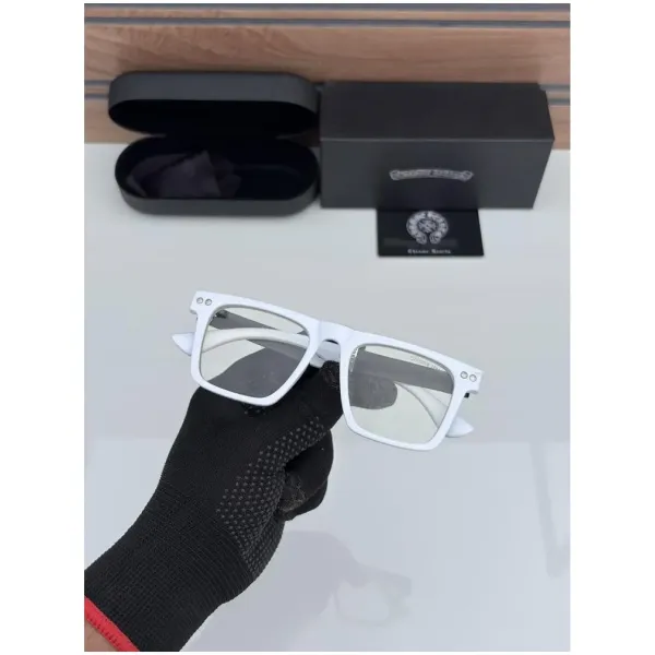 Stylish Chrome Heart Sunglasses (ETS44) - Image 2