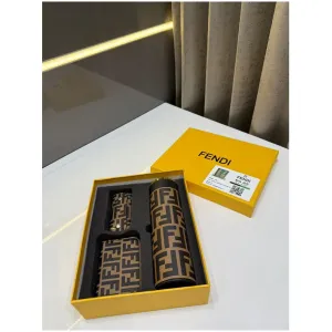 Fendi Set Thermos & Key Holder & Card Holder For Women (LAB940)