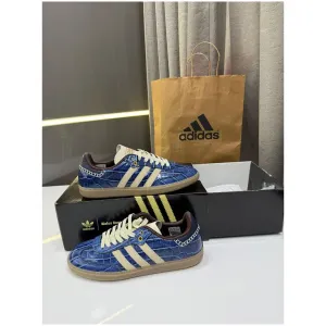 Adidas Samba X Wales Collegiate Navy Shoes For Men (LAB968)