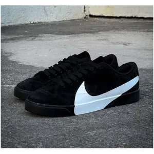Nike Blazer City Low Black White Shoes For Men (LAB1030)