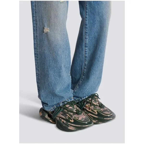 Balmain Unicorn Camouflage Sneakers For Men (LAB1038) - Image 3