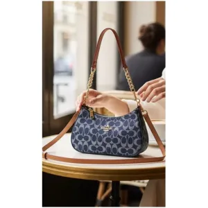 Coach Teri Canvas Shoulder Bag